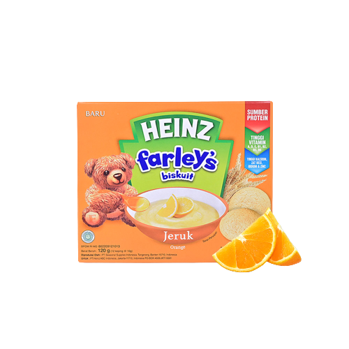 Heinz Farleys Orange Baby Biscuits 120 Gr