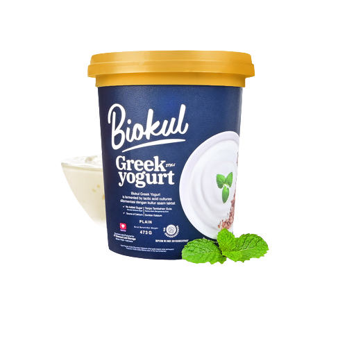Biokul Greek Yogurt Plain 473 Gr